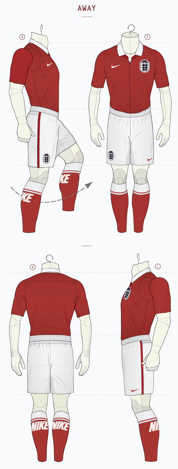 England 150th Anniversary Nike kit