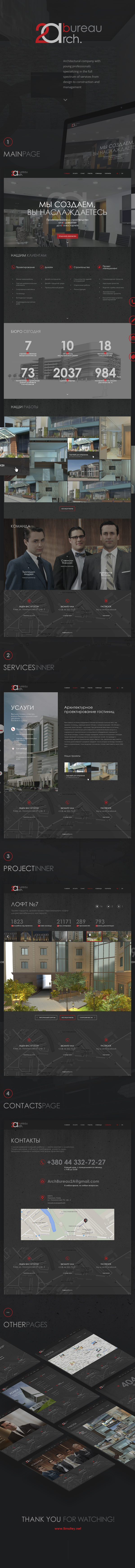 architect Project Web site build bureau company management house hotel Plan design planning draw