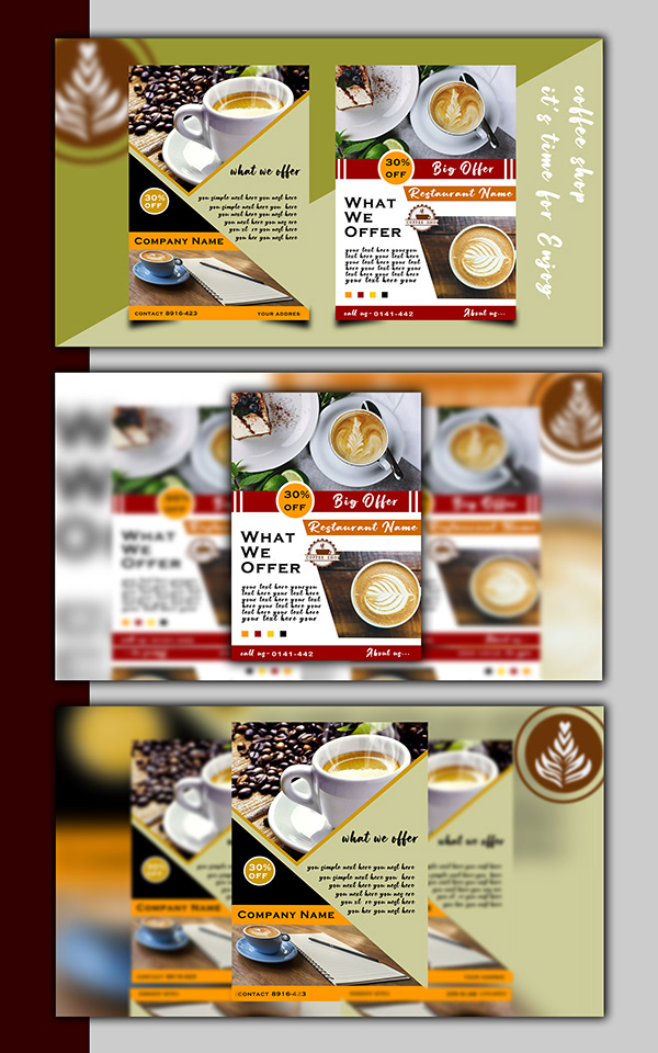 Coffee Flyer Design-COFFEE SHOP