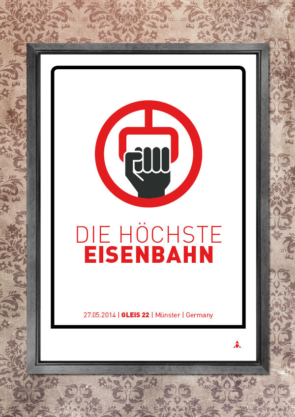 aqdenostre poster germany plakat typo gleis22
