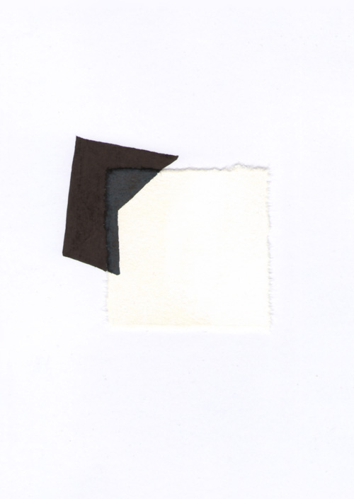 interference ink collage square geometric Form angular abstract interaction overlap puristic reduced minimalist