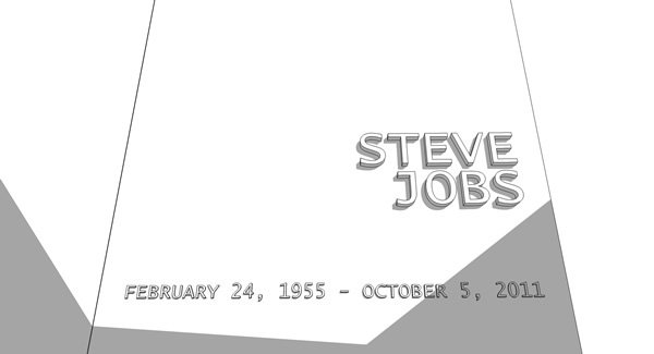 Steve Jobs  Memorial  st. petersburg  apple  installation  graphic design