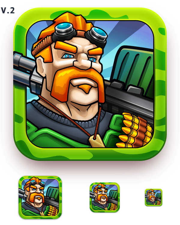 tactical game iOS icon ios game icon war game