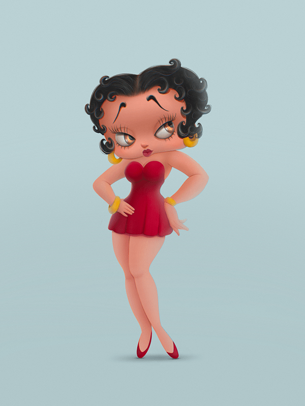Betty Boop: A Retro-Inspired 2D Illustration