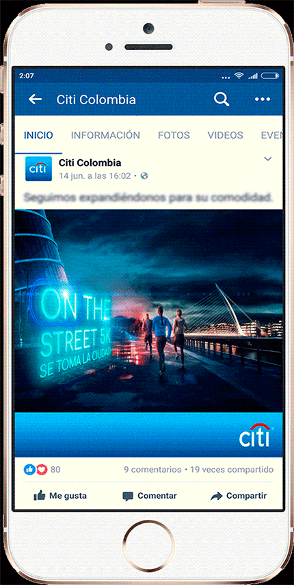 citibank on Citibank ON Digital Art  digital Campaña citi gifs