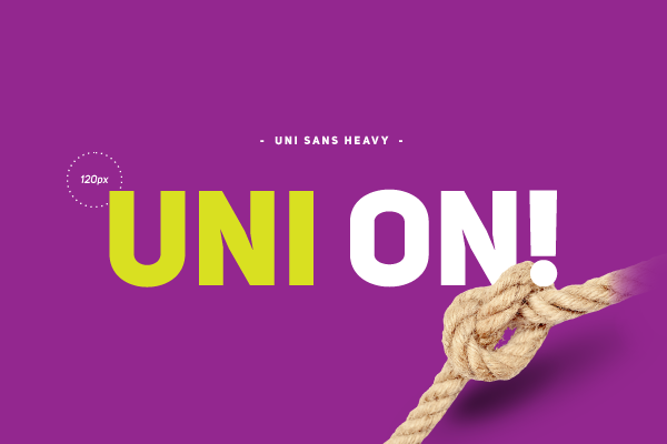 uni sans free Free font free fonts poster logo logos banner presentation colorful