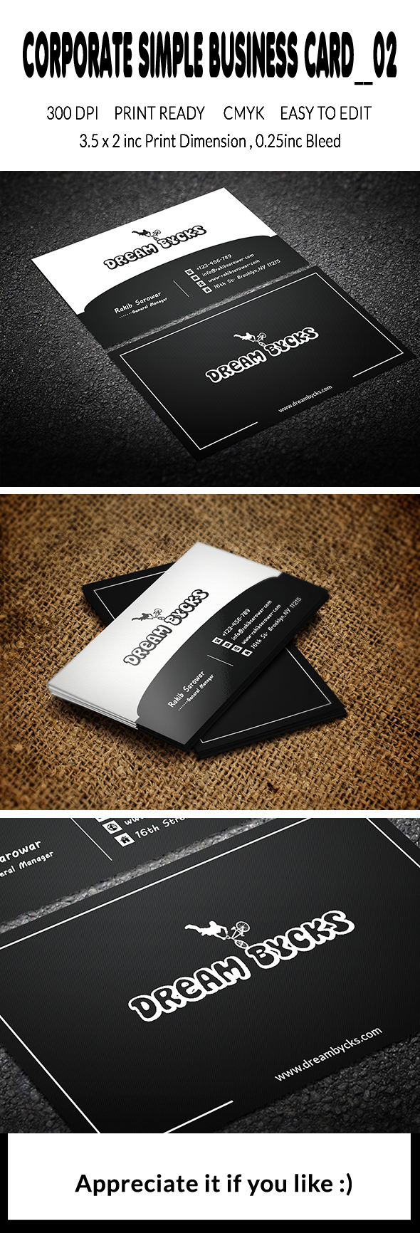 White black clean business card corpotate free free business card Free Print work freebie free download