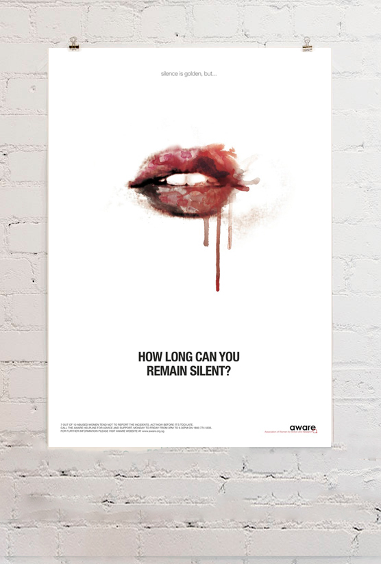 campaign woman abuse poster domestic violence