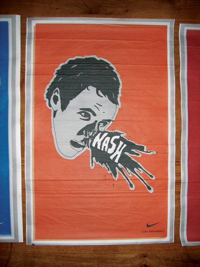 Nike basketball poster kobe LeBron sheed