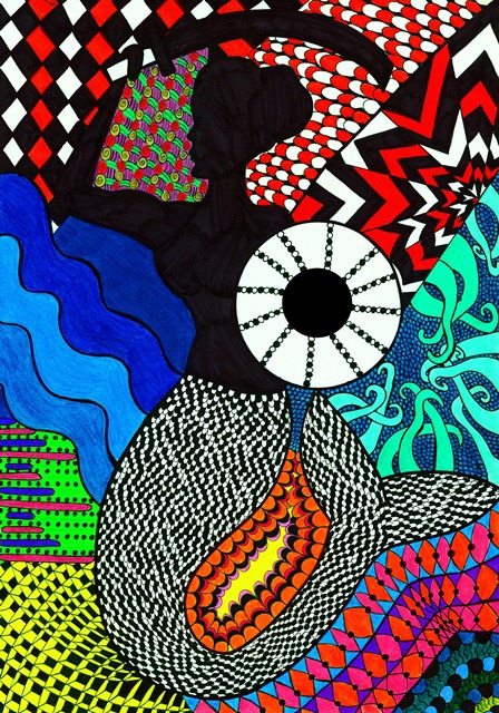 warsaw poland  siren  colour  patterns
