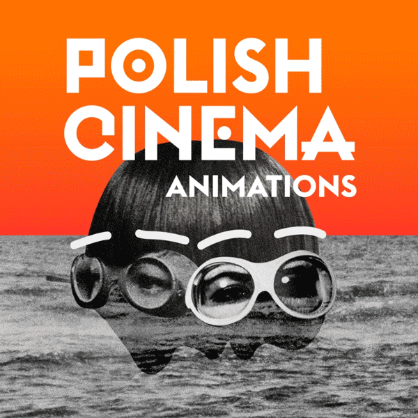 poster animation  collage typography   typo orange vintage