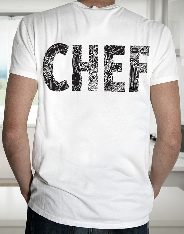 Kamis t-shirt shirt spices seasonings chef chief-cooker cooking kitchen
