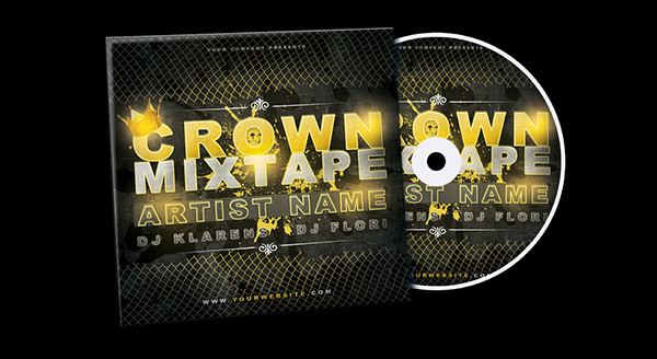 Crown Mixtape Cd Cover Free Psd Template On Behance