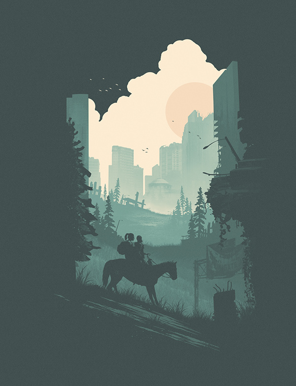 The Last of Us Poster Series II on Behance  The last of us, Poster series,  Star wars drawings