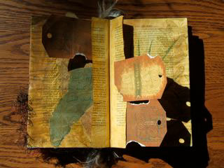 altered art altered book art mixed media collage