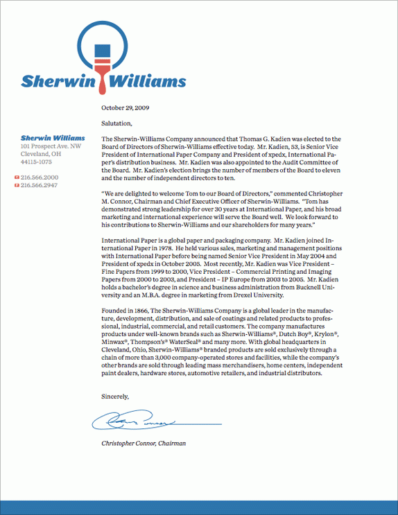 Sherwin Williams paint identity logo