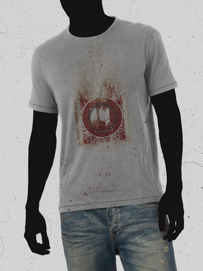 t-shirt tshirt print textile wear tee pattern mock up monster Tişört shirt apparel men illustrations dark