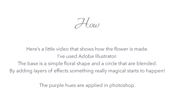flower vector purple blend tutorial Natural Recall