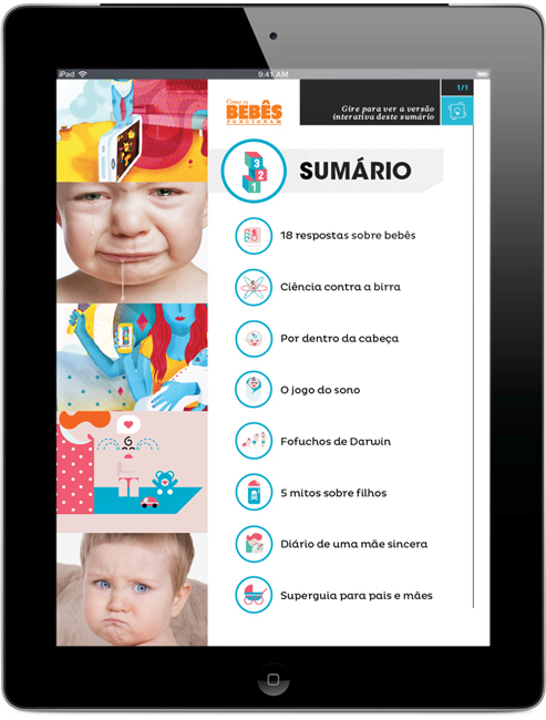 babies bebes iPad tablet woodwing digital magazine Digital Magazine android osx epub folio