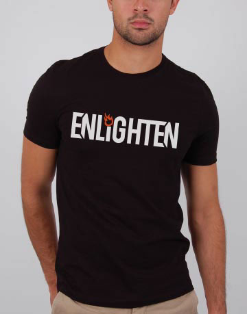 Enlighten  app  t-shirt  flame  fire light volunteer