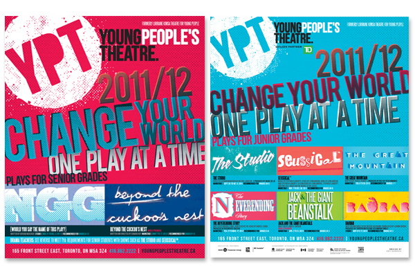 brochure poster Theatre print campaign