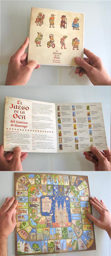 table game medieval Miniature codex Santiago cathedral saint jacques saint james history cultural heritage Oca Goose