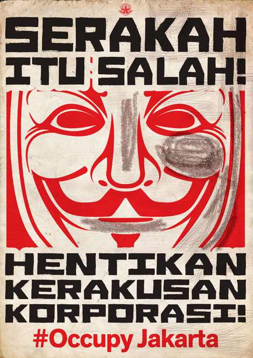 #Occupy Jakarta poster