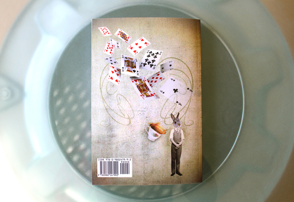 book cover story alice in wonderland flamingo mushroom Playing Cards cup rabbit