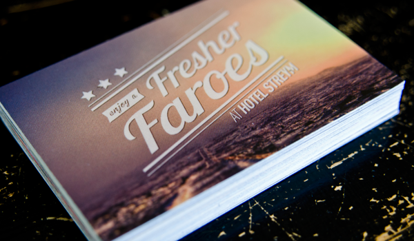 hotel  hotel streym  faroe islands  Faroes  business cards  Photography