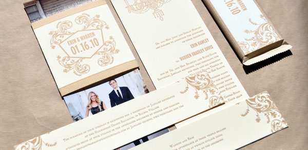 letterpress wedding invitations print