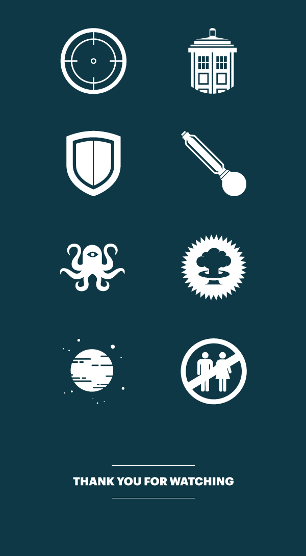 Dalek Doctor Who DATAVISUALIZATION vector green pictograms sci-fi science-fiction infography Infographie