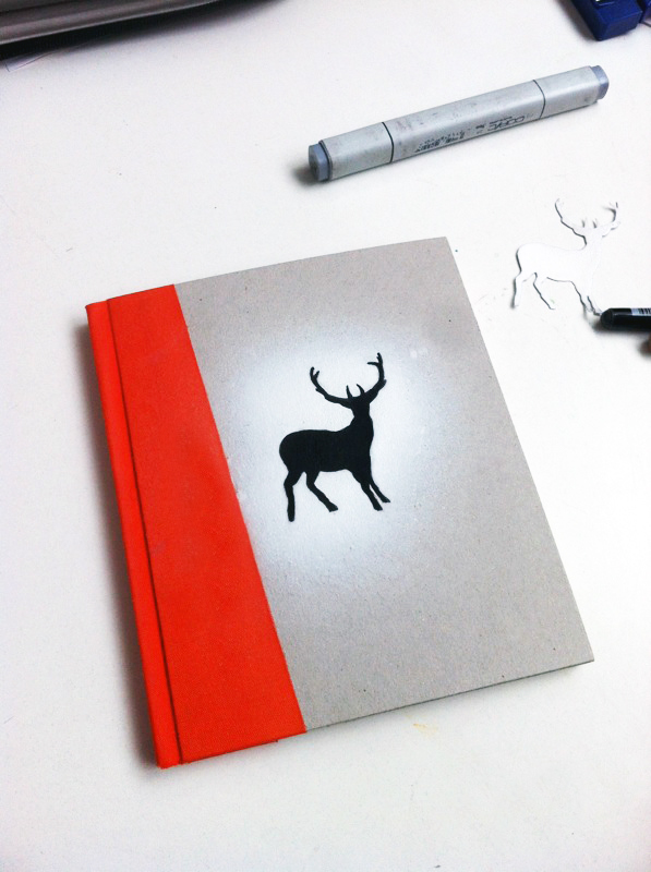 book  design  notebook deer Diary