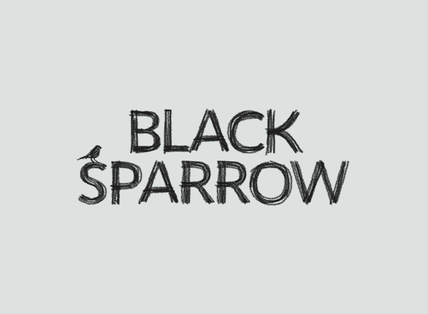 black sparrow Typographic experiment type sketch type lines draw