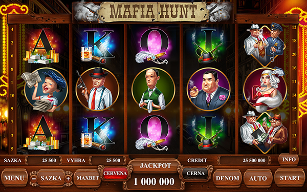 Slot machine - "Mafia hunt"