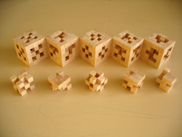 xpome wood cube 5x5 3X3 pixel Style