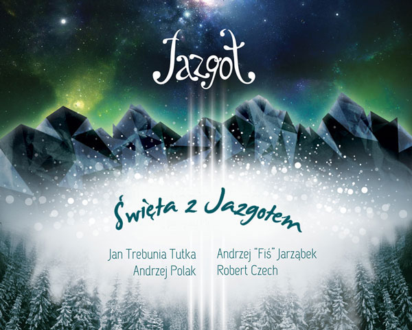 Christmas  mountains  poland carol Album cd cover Violin star falling night winter snow folk