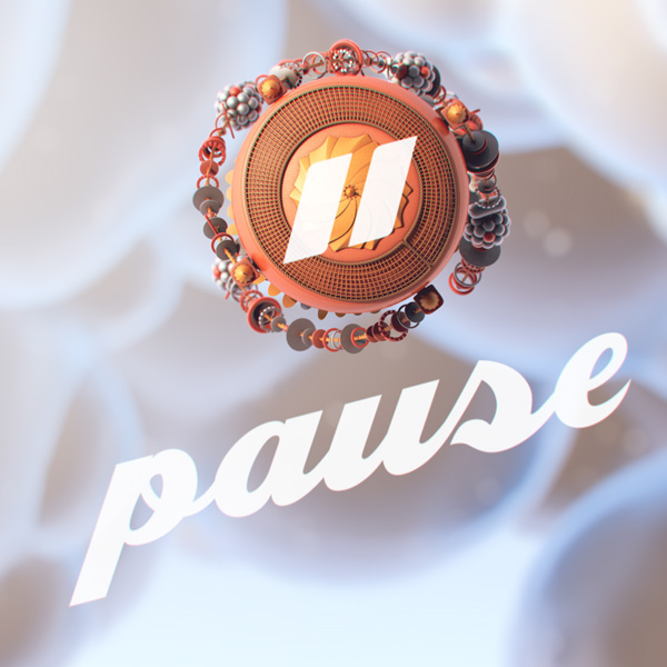 pause fest Pausefest festival c4d 3D motion design Character Ident clouds SKY Flying creature ropes