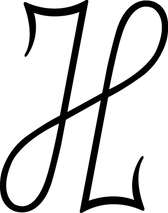 monogram HAND LETTERING symmetrical
