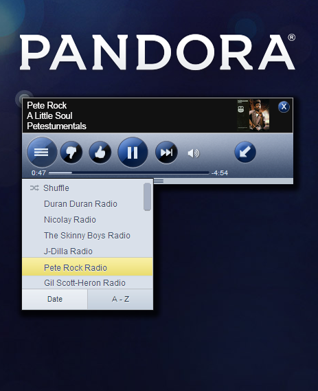 Pandora Player