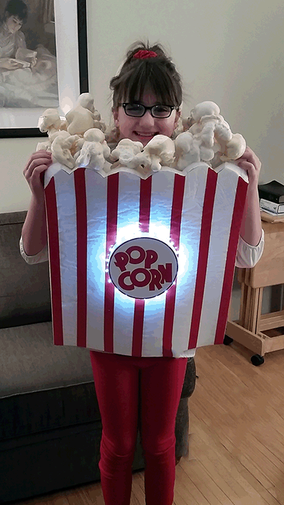popcorn costume on Behance