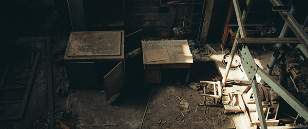 Ruins 08 / abandoned / wood factory