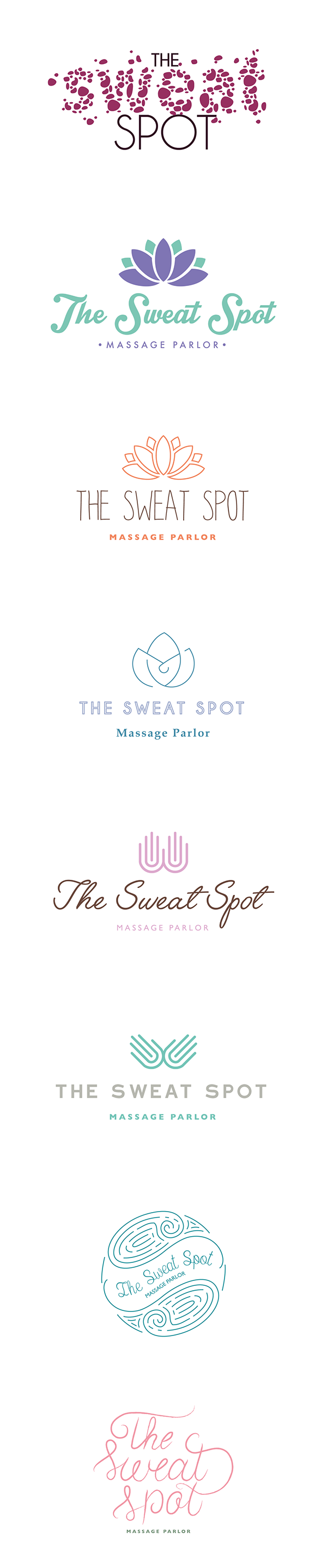logo brand Spa massage karina rodrigues designer k The sweat spot