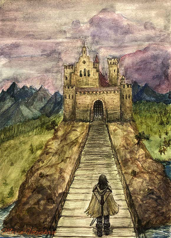 Castle Character chronicles fairytaile fantasybook ILLUSTRATION  Illustrator watercolor watercor pencils