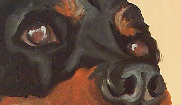 Paintings dog dogs rain dogs riccardo gavazzi