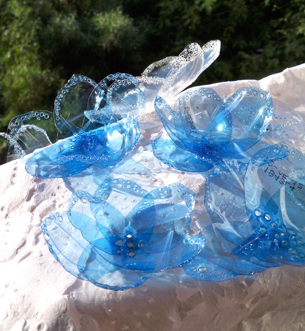 flower plastic dress recycling
