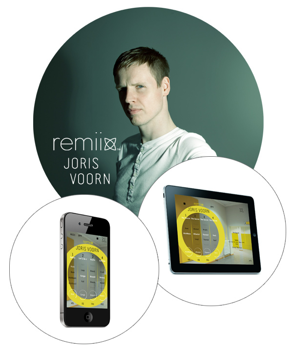 Remiix Liine richie hawtin Plastikman Dubfire Joris Voorn iphone iPad Griid app application minimal techno GUI user interface software