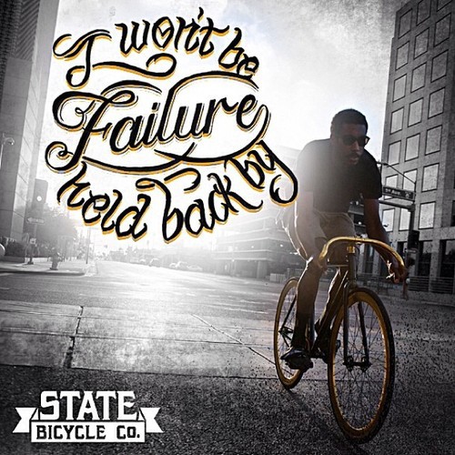illustrate State Bicycle Co state bike State BIcycle lettering hand-lettering monday motivation Ps25Under25