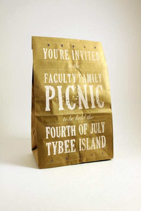 posters July 4th  all american  lunch bag All American lunch bag