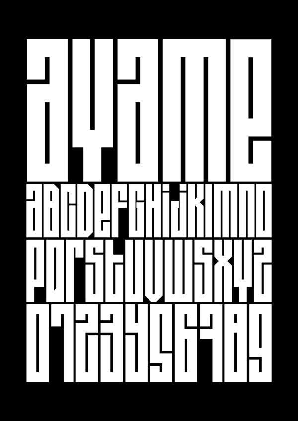 Alt Ayame Typeface