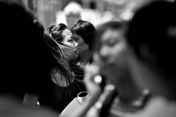 candid face in the crowd street photography orchard road singapore